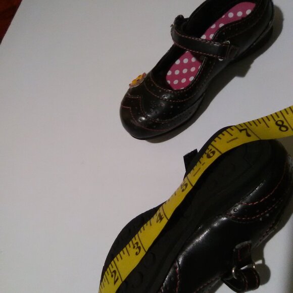Buster Browns Girls Dress Shoe Color Black/Pink Youth Size 9 NWOT - Picture 11 of 13
